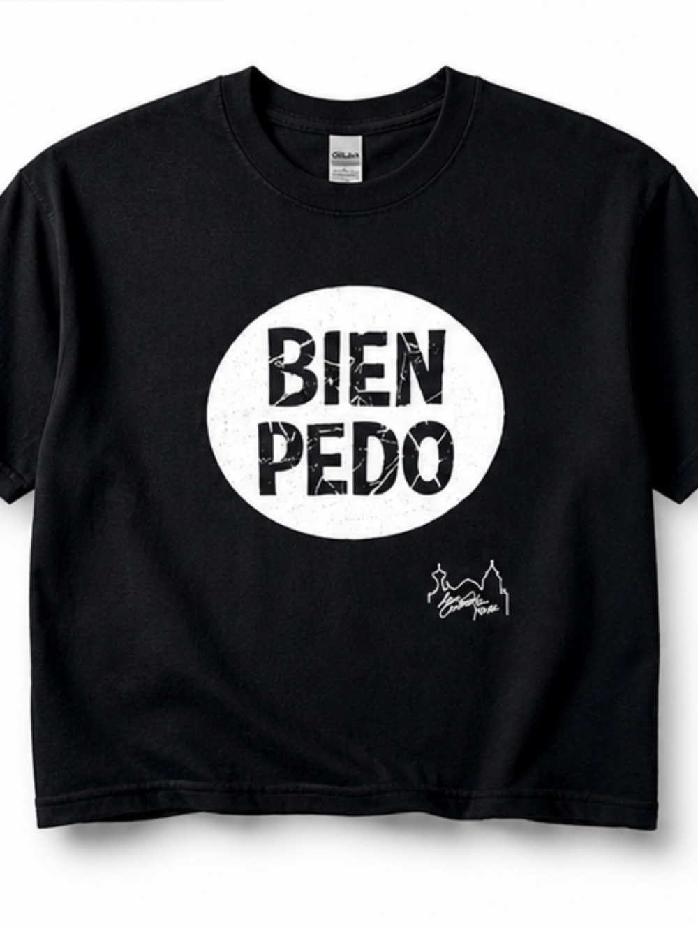 Funny Spanish Phrase Graphic Tee Bien Pedo Style Shirt‎ Black Streetwear 2XL
